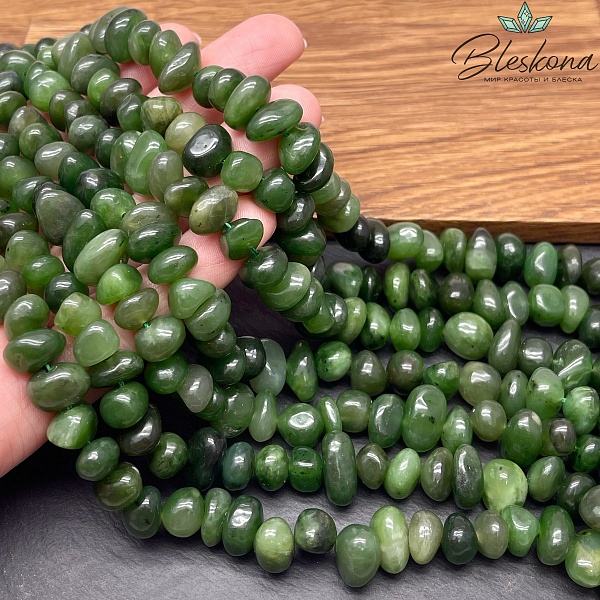 Нефрит галтовка (6-9)*(8-13) мм