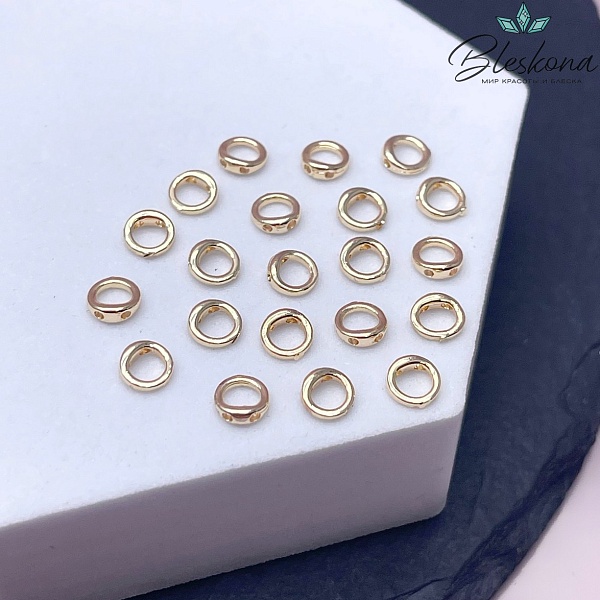 5*2 мм Цвет золото, Концевик