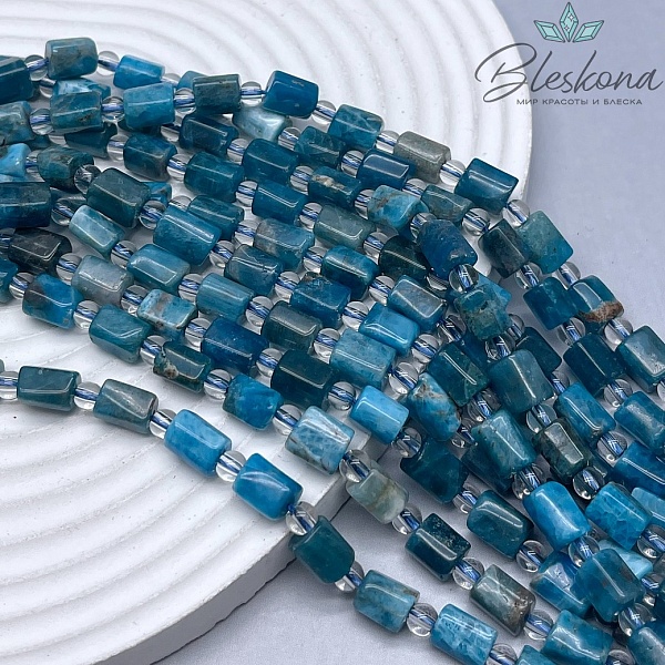 Апатит цилиндр огранка (7-9)*(6-7) мм