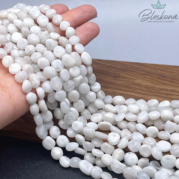 Лунный камень галтовка №2 8-10 мм