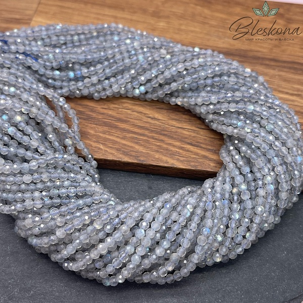 Лабрадор алмазная огранка №3 3 мм