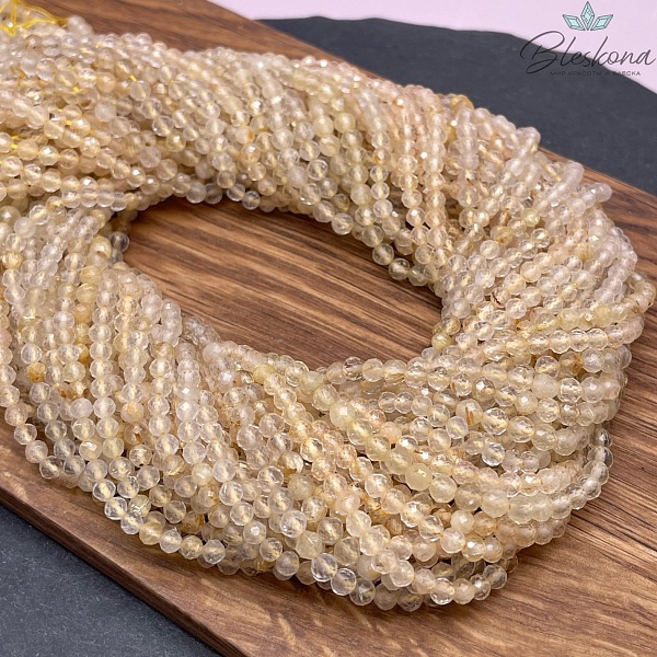  Кварц Рутиловый алмазная огранка 3,5 мм