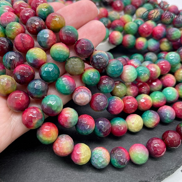 Агат с узором №15 огранка 10 мм