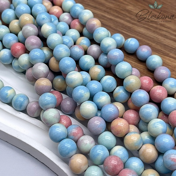 Радужный Агат  микс 10 мм (имитация)