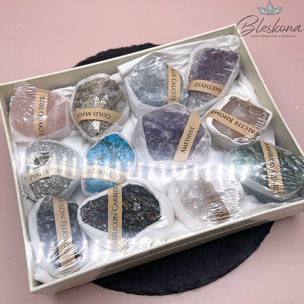 Коллекционный набор необработанных камней