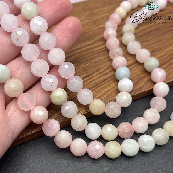 ⌀10мм Берилл шар радуга круглая огранка