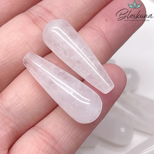 Горный хрусталь капля 30*10 мм (штучно)