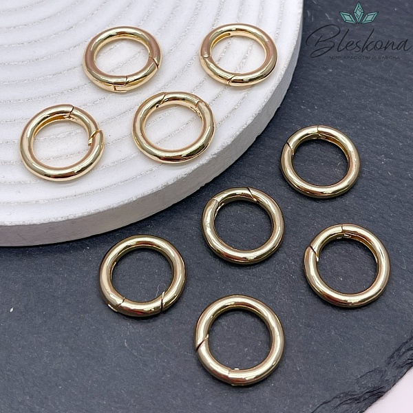 18мм Цвет золото, Замок Кольцо карабин 