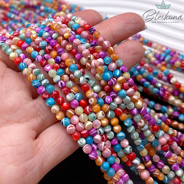 Перламутр микс №2 4 мм