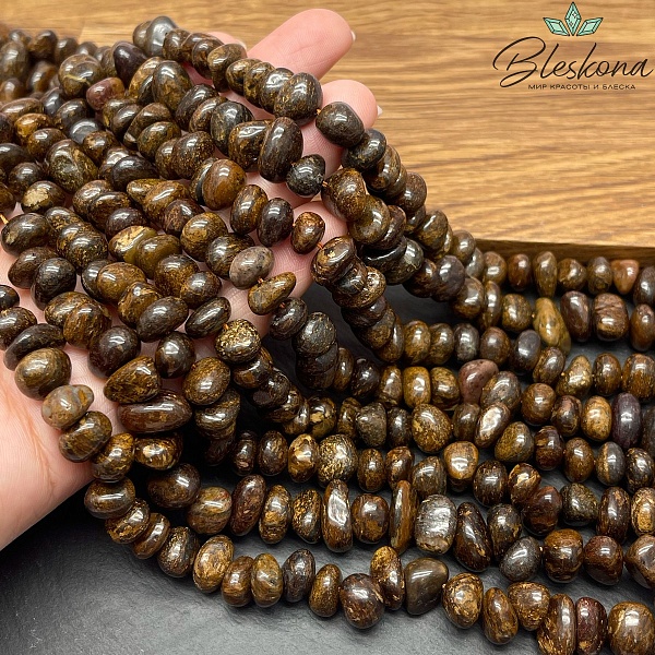 Бронзит  галтовка (6-9)*(8-13) мм