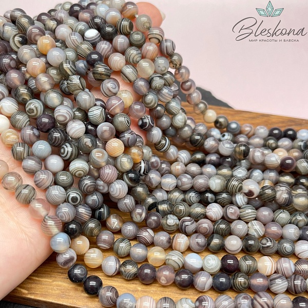 Агат Ботсвана №3 6 мм