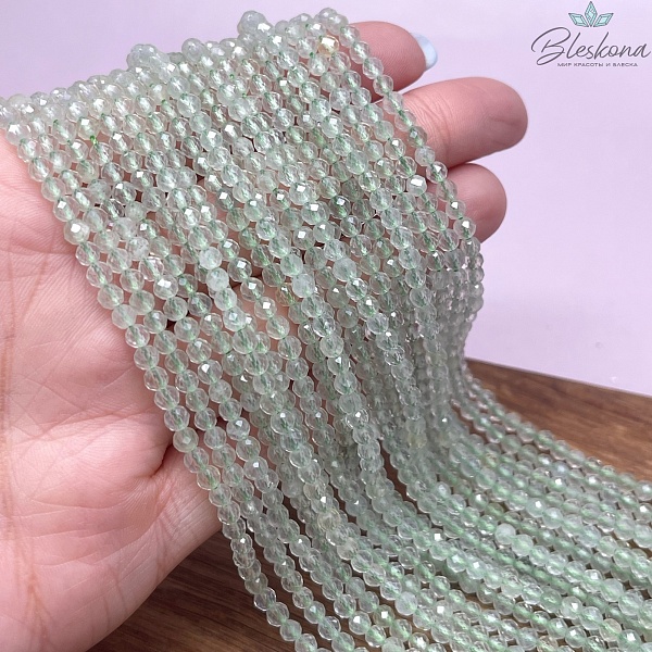 Пренит алмазная огранка №1 3,5 мм