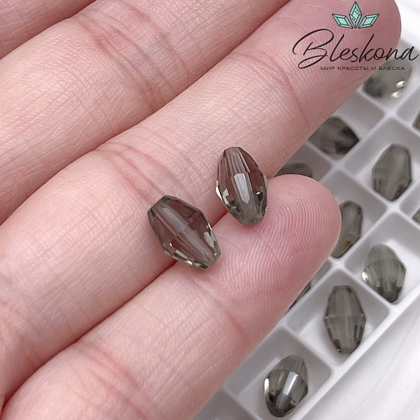 5200 Rice 9*6 mm Black Diamond