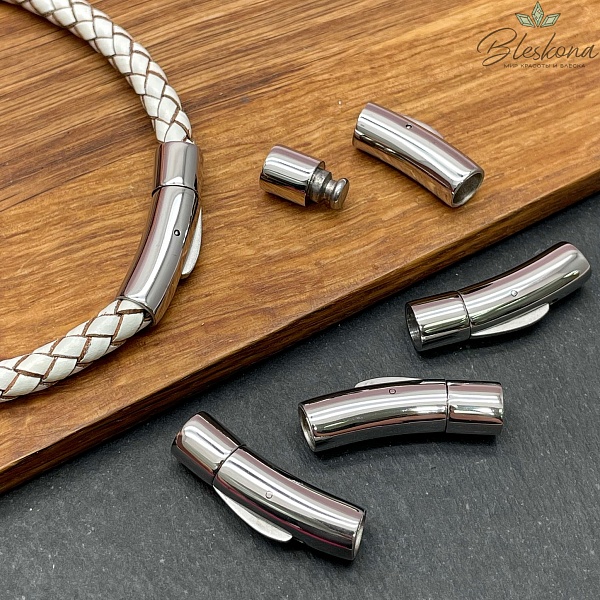 30*8 мм Цвет серебро, Замок байонет