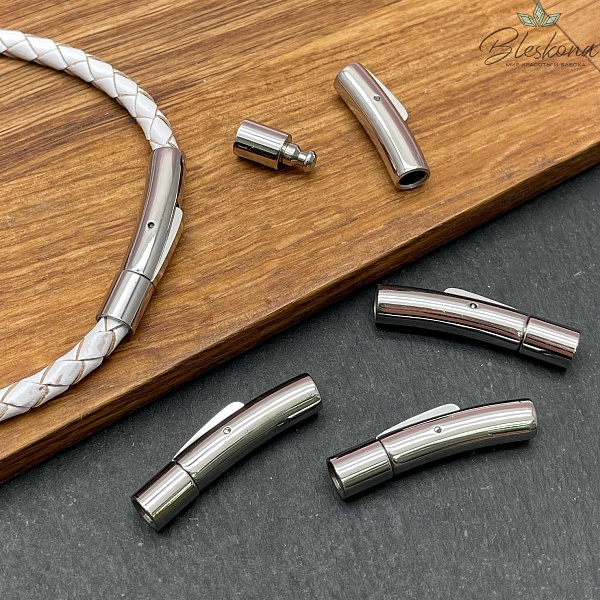 30*6 мм Цвет серебро, Замок байонет