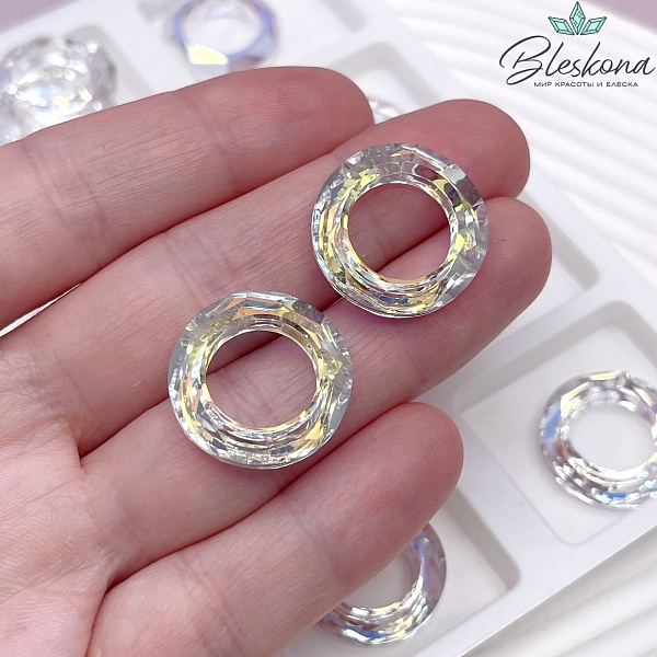 4139 Cosmic Ring 20 мм Crystal Aurore Boreale (AB)