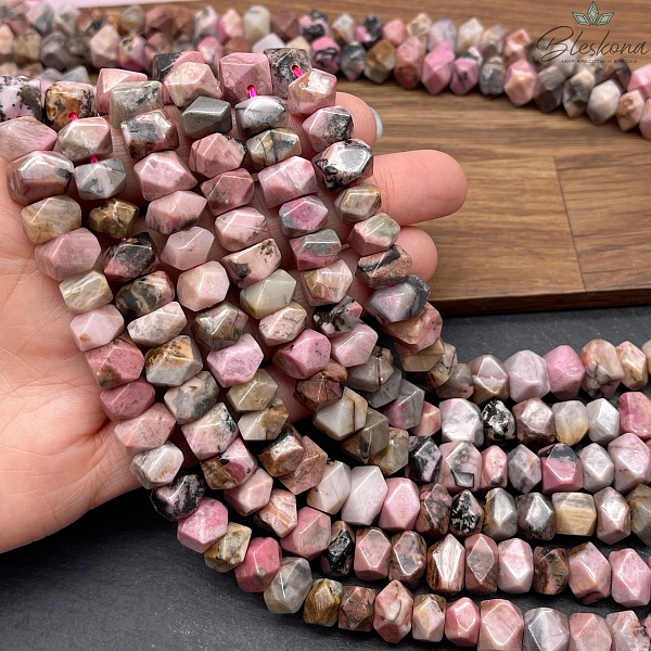 Родонит фриформ огранка (9-10)*(9-11) мм