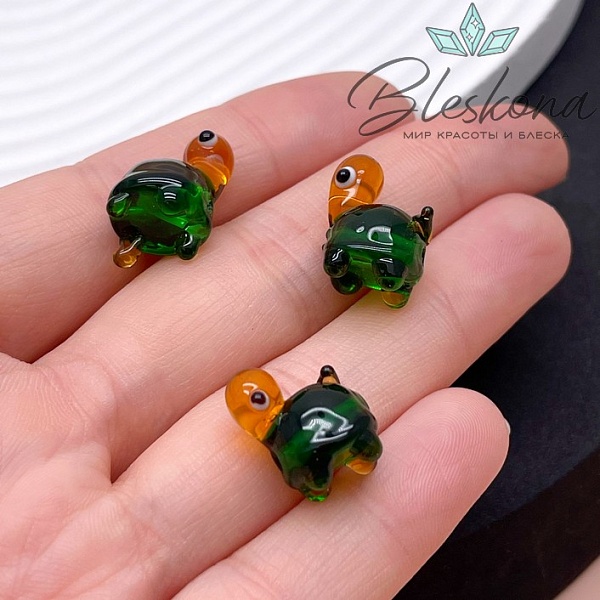 15*10 мм Бусина черепашка