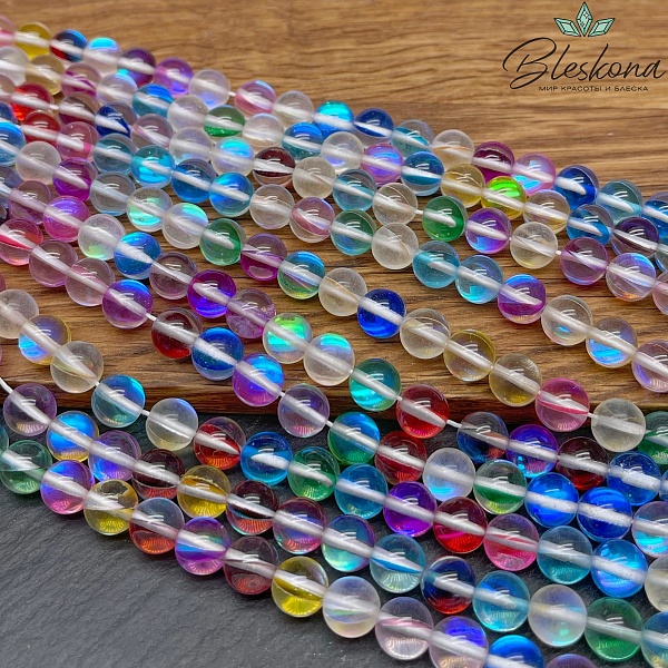 Опал микс (имитация) 8 мм