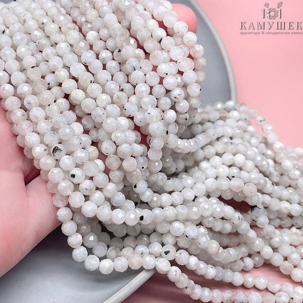 Лунный камень микроогранка №6 4,5 мм