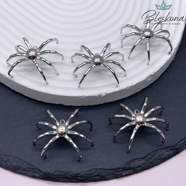 27*30,5 мм Цвет золото, Подвеска Паук 