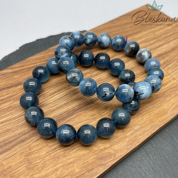 Аквамарин "дикий" 12,5 мм сет №3 20 см 