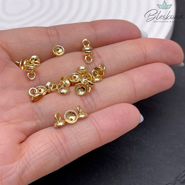 5 мм Цвет золото, Концевик