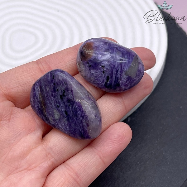 Чароит галтовка 36-40 мм