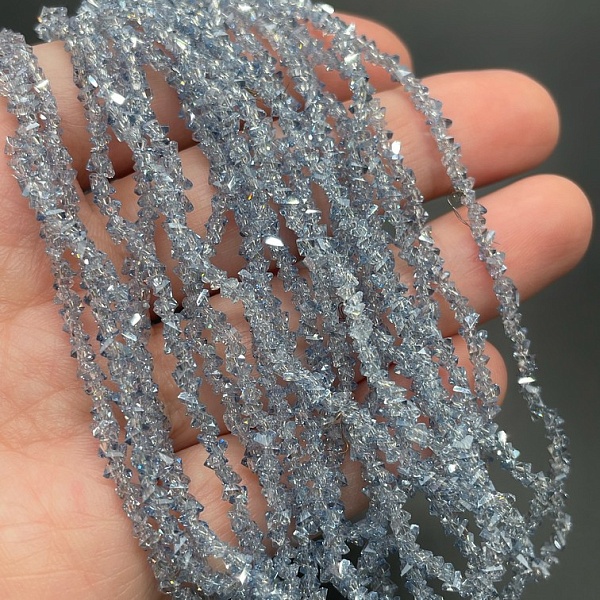 2,5 мм Стекло Lux, треугольник, цвет серо- голубой