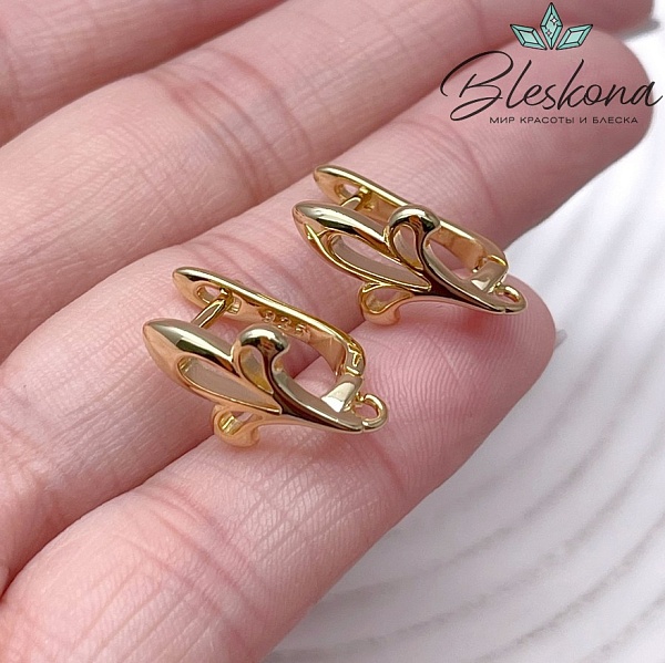 18*10 мм Цвет золото, Швензы Тюльпан Этно Люкс