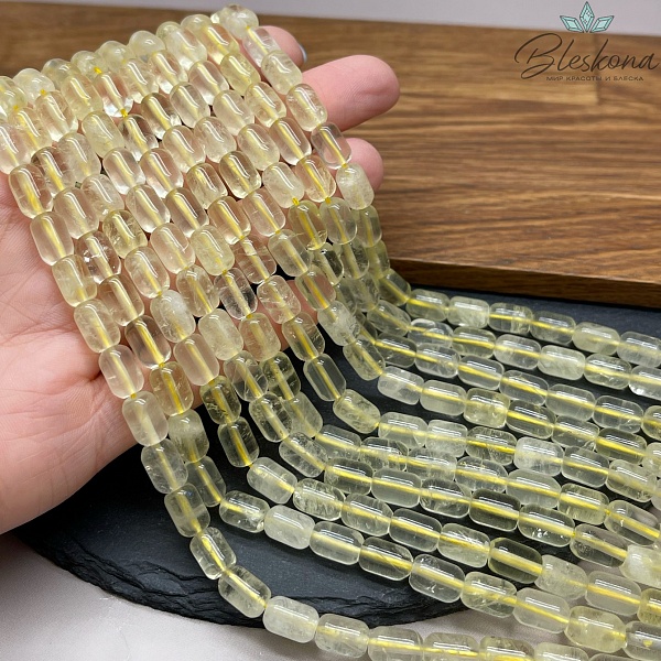 Кварц Лимонный бочата 6*9 мм