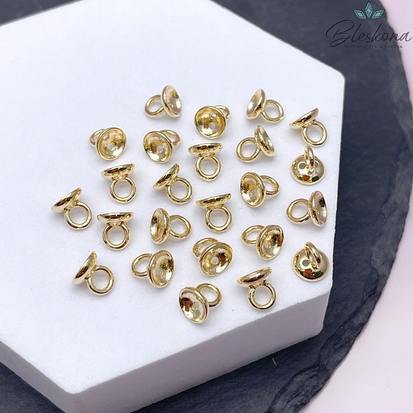 6 мм Цвет золото, Концевик