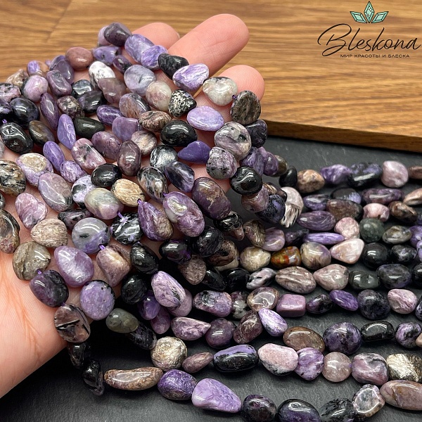 Чароит галтовка 9-12 мм