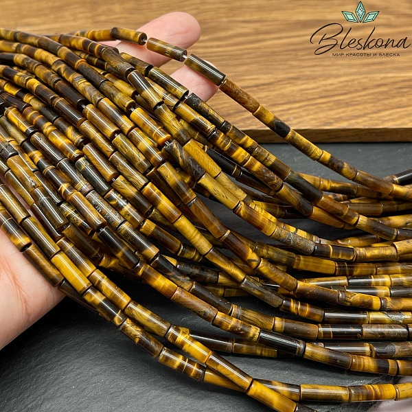 Тигровый глаз трубочки 13*4,3 мм 