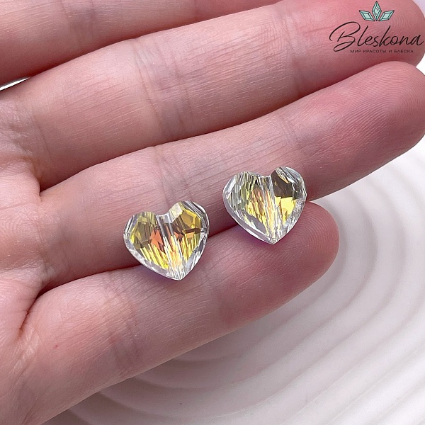 5741 Love Bead 12 mm Crystal Aurore Boreale (AB)