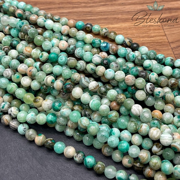 Оникс зеленый №2 6 мм 