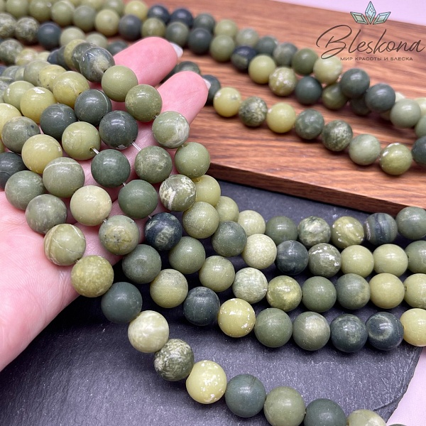 Змеевик (серпентин, антигорит) матовый 10 мм