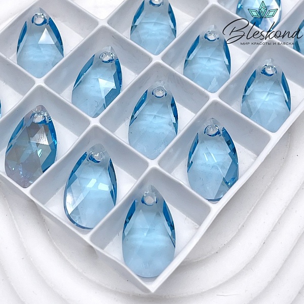 6106 Pear-shaped 16мм Aquamarine  