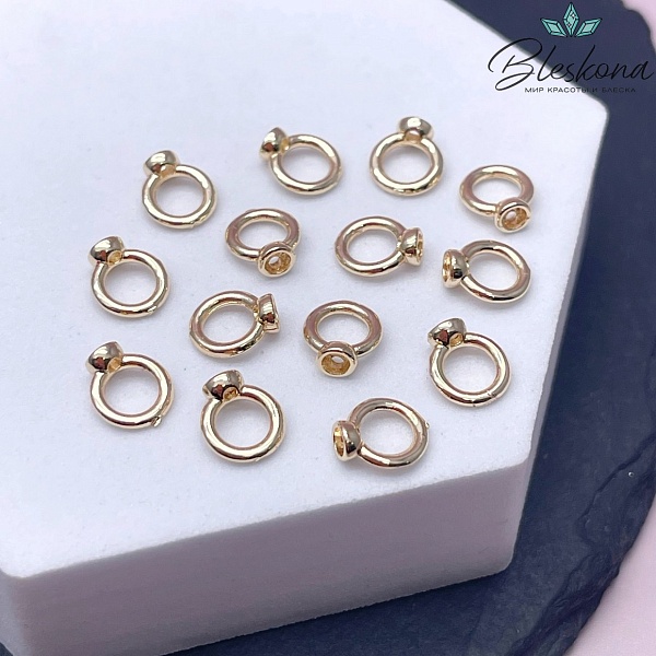 8,5*3,5 мм Цвет золото, Концевик 