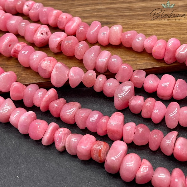 Оникс фриформ розовый №1 (6-10)*(10-15) мм