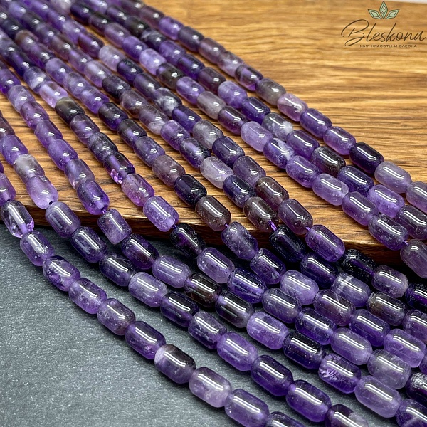 Аметист бочата 6*9 мм