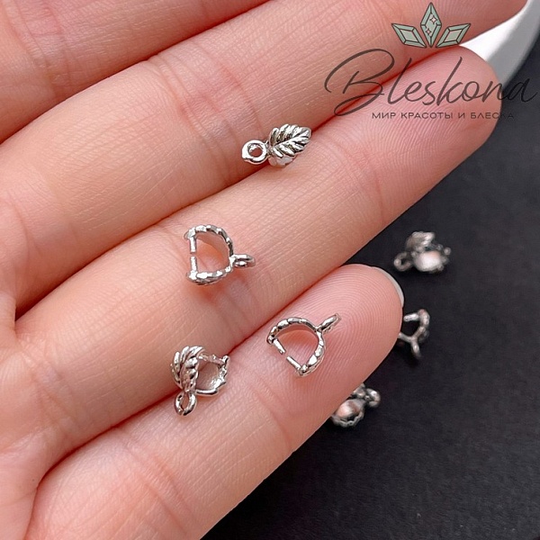 8*3,5 мм Цвет серебро, Бейл Зажимной лист