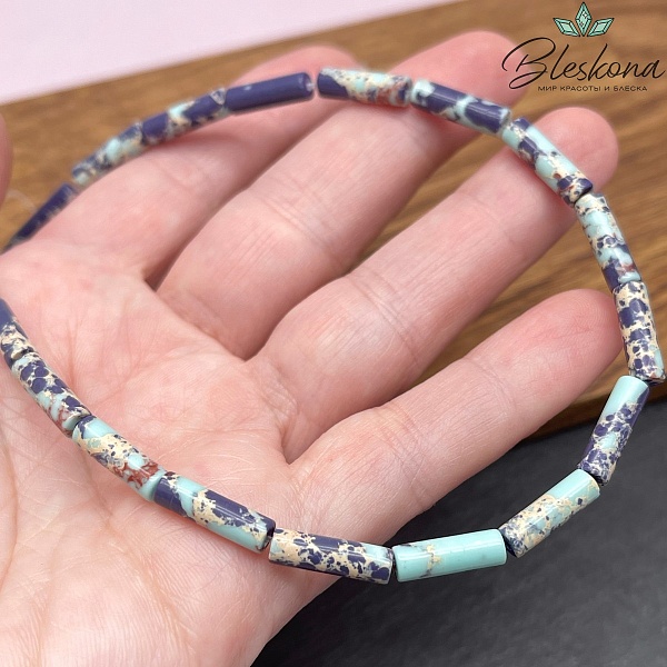 Варисцит фиолетовый  трубочки имитация 13*4мм