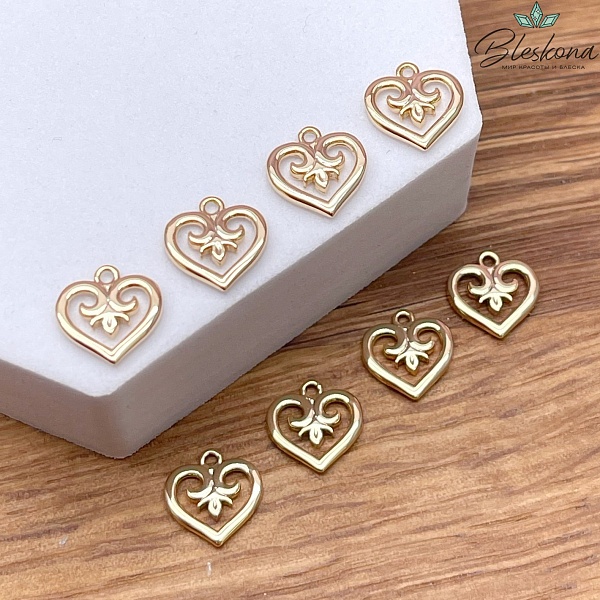 10*9,8 мм Цвет золото, Подвеска Этно №8