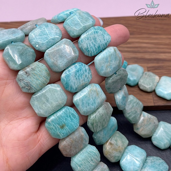Амазонит фриформ огранка (13-16)*(17-20) мм