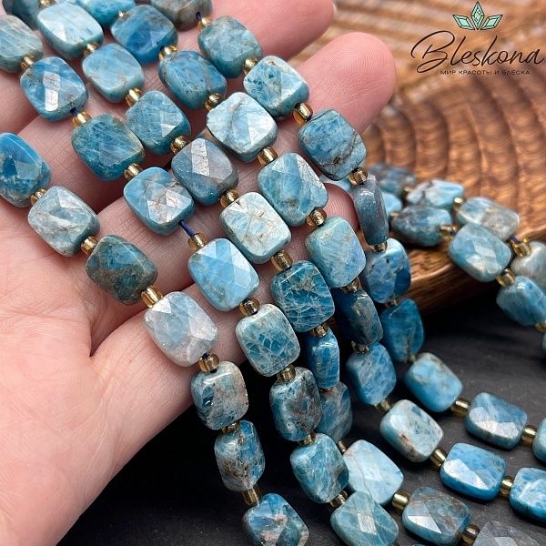 Апатит прямоугольник, огранка 10*8*4,5 мм