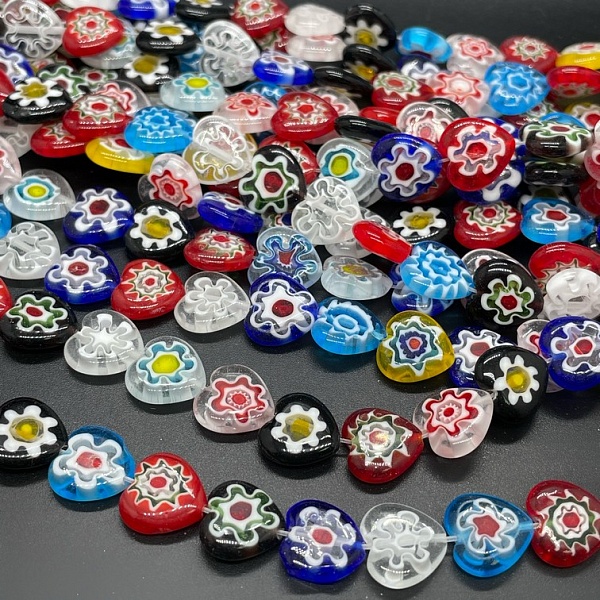 Муранское стекло  сердце 13,5 мм