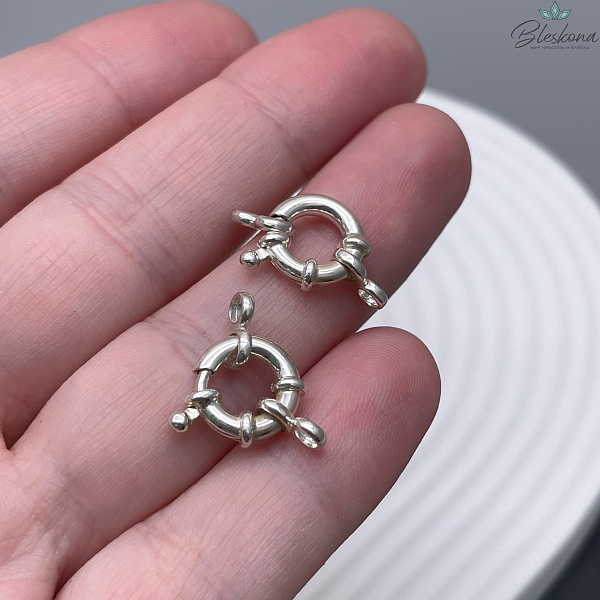 10 мм Замок штурвал посеребрение 