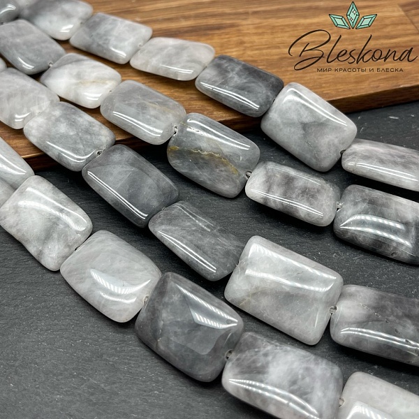 Кварцит прямоугольник 25*18 мм