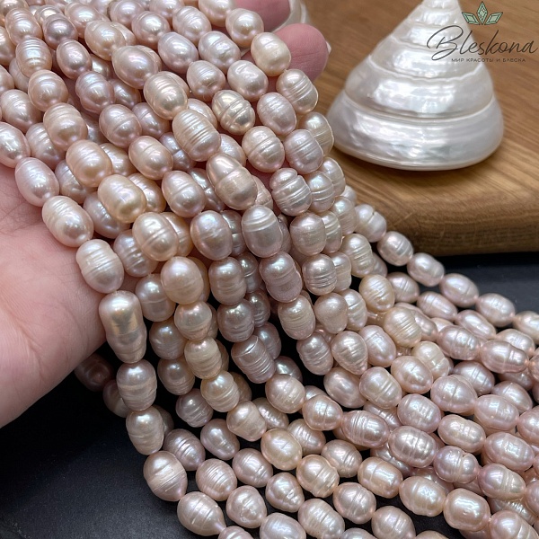 Жемчуг рис фиолетовый 7,5 мм F34249